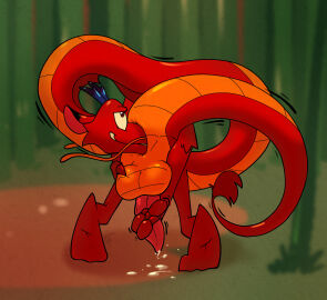 anal anal_masturbation anthro_only argon_vile auto_snout_fuck autorimming backsack balls balls_grab ballsack bodily_fluids disney dragon dripping eastern_dragon genital_fluids genitals hi_res male male_only masturbation mulan mulan_(1998) mushu mythological_creature mythological_scalie mythology oral oral_masturbation outside penile penile_masturbation penis precum precum_drip precum_on_ground rear_view scalie sex snout_fuck solo