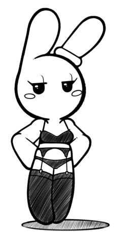 anthro breasts bunny_maloney candy_bunny erotic_costume female furry rabbit rabbit_girl stripper stripper_clothes tagme thehenwithatie