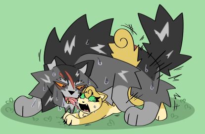 deadingdog licking no_humans oc original_character size_difference sweat warriors_(book_series) warriors_(cats)