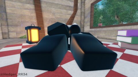 1girls 3d 3d_(artwork) alternate_version_available anus areolae barefoot big_breasts black_body breasts completely_nude demon demon_girl female female_only full_body masturbation naked naked_female nipples nude nude_female on_back picnic_blanket pussy roblox robloxian solo solo_female that_rel treehouse