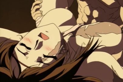 00s 2002 abs animated animated_gif blood_shadow blush breasts closed_eyes female large_breasts long_hair missionary nipples rekka_(blood_shadow) scar scar_on_breast scar_on_face scar_on_stomach sex sweat tagme tsukikage_(blood_shadow)