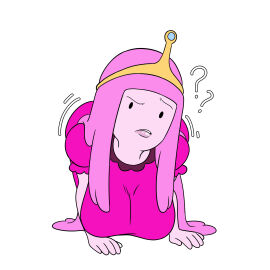 1girls 2d adventure_time angry_face ass big_ass fat_ass female full_color fully_clothed looking_at_viewer no_penetration pink_body pink_skin pov princess_bubblegum solo solo_female togg_buggo