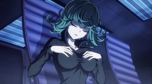 ai_generated animated one-punch_man opm panties_around_one_leg tagme tatsumaki video