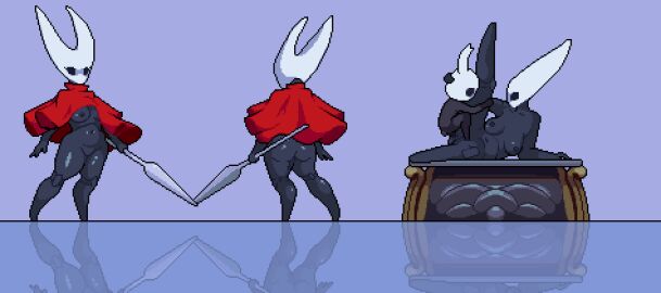 1boy altar animated back_view baldur_89 big_ass big_breasts breasts bug bug_girl female hip_dips hips hollow_eyes hollow_knight hornet_(hollow_knight) incest incest_(lore) male penis pixel_(artwork) pixel_animation pixel_art protagonist_(hollow_knight) pussy red_cape red_clothing side_view straight thick_ass thick_thighs vaginal_penetration vaginal_sex