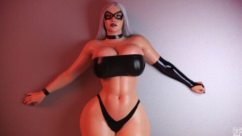 1girls 3d abs big_breasts black_cat_(insomniac) black_cat_(marvel) black_lingerie breasts bursting_breasts busty choker collar curvy curvy_female curvy_figure eyelashes eyeshadow felicia_hardy female female_only high_resolution highres hips hourglass_figure huge_breasts large_breasts light-skinned_female light_skin lingerie lipstick long_hair looking_at_viewer marvel marvel_comics mask masked masked_female revealing_clothes rude_frog seductive seductive_look skimpy skimpy_clothes solo spider-man_(ps4) spider-man_(series) straight_hair thick thick_lips thick_thighs thighs tube_top tubetop underwear voluptuous voluptuous_female waist white_hair wide_hips