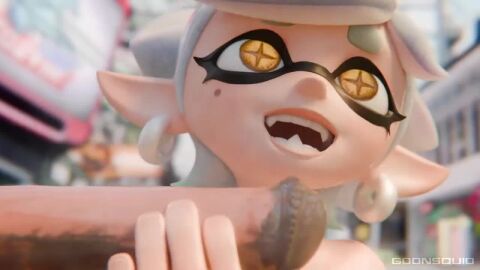 3d animated goonsquid horse_penis horsecock marie_(splatoon) rumi_sniffing_gimbap smelling smelling_penis smelly_cock sniffing sniffing_penis sound splatoon tagme video