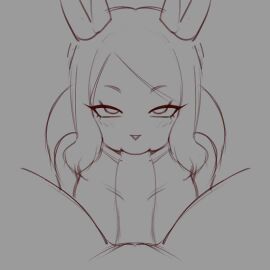 2025 animated anthro ass big_butt bodily_fluids cum cum_in_mouth cum_inside ejaculation fellatio female genital_fluids genitals hair half-closed_eyes humanoid lagomorph long_hair looking_at_viewer loop mammal mochabaebae narrowed_eyes no_sound nude nude_female open_mouth oral penile penis rabbit_ears scut_tail sex short_playtime short_tail sketch solo tagme tail tail_motion tailwag tebu_(mochabaebae) tongue tongue_out video