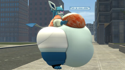 1girls 3d 3d_(artwork) 3d_background 3d_model 3d_render anthro anthro_female anthro_focus anthro_only ass bbw big_ass big_breasts breasts bubble_butt cleavage eeveelution fat fat_anthro fat_belly fat_female female female_anthro female_focus female_only furry furry_female furry_only garry's_mod glaceon gm_bigcity hailey_beaumont huge_ass huge_breasts kingofthekabuto obese obese_anthro obese_female oc original_character overweight overweight_anthro overweight_female pokemon pokemon_(species) queenofthekabuto solo thick_thighs wide_hips