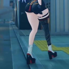 1girls 3d ass_focus curvy huge_ass mod tagme video zenless_zone_zero