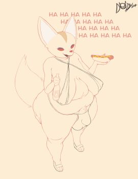 1futa 3_toes 4_fingers absurd_res aggressive_retsuko aggretsuko alternate_version_available anthro artist_logo artist_name artist_signature ass beer belly belly_button bikini breasts bulge canid canine cellulite chubby doomsday_(doomsday-ent) english_text erect_nipples_under_clothes eyelashes eyeshadow fat_ass fennec fennec_fox fenneko food fox futanari hi_res hot_dog intersex large_breasts laugh laughing lipstick liquor overweight panties pawpads paws plump plumper pubic_hair sagging_breasts sandals sanrio self_upload shortstack sketch splooshiidood tail thick_thighs unfinished watermark wedge_heels wide_hips