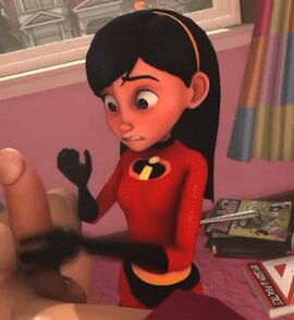 1boy 1girls 3d 3d_animation animated awkward black_hair cum erection female handjob jerking light-skinned_female light-skinned_male light_skin male nervous penis rapetacular straight tagme teenage_female the_incredibles violet_parr