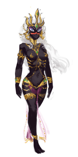 a_princess_of_mars alien alien_girl alien_humanoid cosplay crossover dejah_thoris_(cosplay) duck_dodgers edgar_rice_burroughs female female_focus looney_tunes martian martian_(duck_dodgers) painting_(artwork) queen_tyr'ahnee royal royalty skimpy skimpy_clothes skimpy_outfit warner_bros warner_brothers