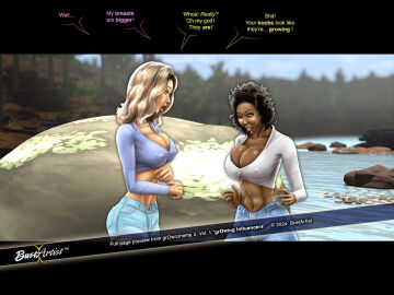 2girls ass big_ass big_breasts breasts brianna_(bustartist) bust bustartist busty chest comic curvaceous curvy curvy_figure dark-skinned_female dark_skin digital_media_(artwork) female female_focus grow/cinema grow/cinema_3 growing_influencers hips hourglass_figure huge_ass huge_breasts large_ass large_breasts legs light-skinned_female light_skin mature mature_female multiple_females multiple_girls original_character original_characters slim_waist thick thick_hips thick_legs thick_thighs thighs voluptuous waist wide_hips