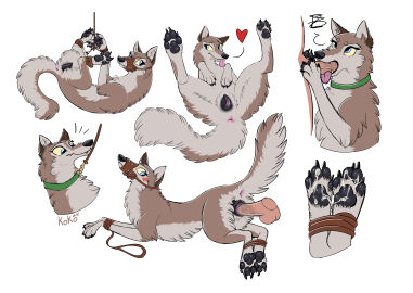 absurd_res aleu_(balto) anatomically_correct anatomically_correct_genitalia anatomically_correct_pussy animal_genitalia animal_pussy anus ass balto_(series) blush bodily_fluids bondage bound brown_body brown_fur canid canine canine_genitalia canine_pussy canis collar cum cum_on_feet disembodied_penis domestic_dog feet female feral fur genital_fluids genitals hi_res human human_on_feral hybrid interspecies leash leather leather_muzzle male mammal multicolored_body muzzle_(disambiguation) muzzle_(object) nordic_sled_dog oral pawpads paws penis presenting presenting_hindquarters presenting_pussy pussy queenkoko restraints sketch_page spitz spreader_bar tongue tongue_out two-tone_body universal_studios vaginal_penetration wolf wolfdog zoophilia