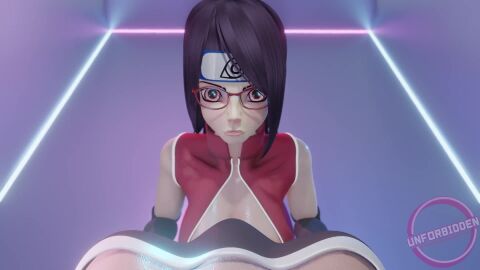 1boy 1girls 3d 60fps animated areola ass blender boruto:_naruto_next_generations breasts breasts_out deepthroat eyeglasses faceless_male fellatio female large_ass large_penis light-skinned_female light_skin male mp4 naruto naruto_(series) oral oral_sex penis pov red_nails sarada_uchiha shounen_jump sound source_filmmaker unforbiddennsfw video
