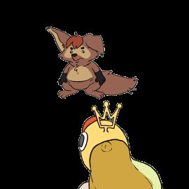 animated breasts duo female feral fish hybrid marine scary tama-tama transformation