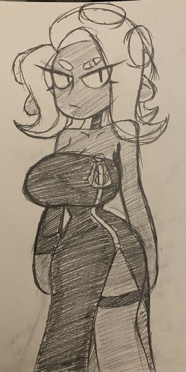 1girls agent_8_(octo_expansion) agent_8_(splatoon) big_breasts breasts dress eight_(jaktroose) female female_focus female_only jaktroose low_res octoling octoling_girl sketch sleeveless_dress solo_female splatoon splatoon_(series) splatoon_2 splatoon_2:_octo_expansion thick_thighs thighs zipper