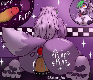 2d 2d_(artwork) 2d_artwork anal anal_plug anal_sex anthro anus bodily_fluids breasts buttplug canid canine canis clothing digital_media_(artwork) dildo dildo_in_pussy dildo_insertion ear_piercing female five_nights_at_freddy's five_nights_at_freddy's:_security_breach fnaf genital_fluids genitals hair looking_pleasured machine mammal masturbation nipples nude object_in_ass open_mouth penetration piercing plug_(sex_toy) pussy robot roxanne_wolf_(fnaf) saturnafox scottgames sex_toy sex_toy_in_ass sex_toy_in_pussy sex_toy_insertion solo steel_wool_studios thick_thighs tongue vaginal_fluids vaginal_penetration wolf