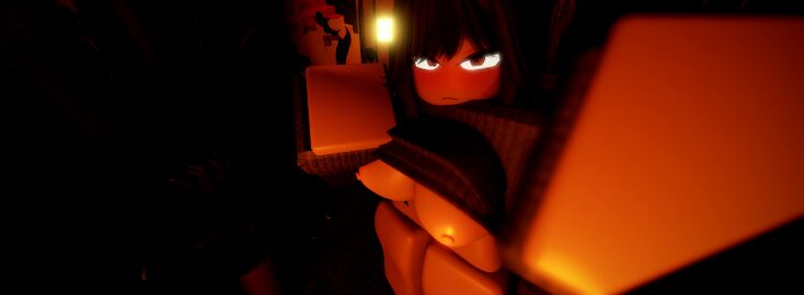 1girls 3d apartment areolae asian asian_female black_hair bottomless breasts female lifting lifting_shirt looking_at_viewer mirumimi mya_hazarrow nipples phone phone_camera phone_view photo revealing revealing_breasts roblox roblox_avatar roblox_myth robloxian self_upload solo solo_female solo_focus staring staring_at_viewer sweater sweater_lift the_hazarrow_family the_hazarrow_redemption