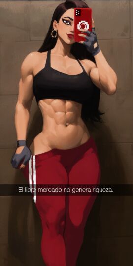 1girls ass big_ass black_hair female fitness fortnite gym hispanic peruvian_female ruby_(fortnite) snapchat