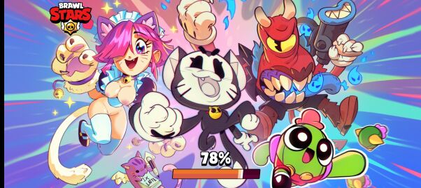 1girls 3boys big_thighs brawl_stars breasts breasts_out colette_(brawl_stars) edit feline female kit_(brawl_stars) large_breasts maid male mostly_nude neko nude pinku_pawlette rico_(brawl_stars) shadowkillahh spike_(brawl_stars) supercell tail thighhighs toon_spike