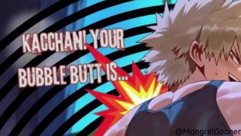 ai_generated anus anus_peek ass ass_focus ass_grab big_ass big_ass_(male) big_butt big_butt_(male) blush boku_no_hero_academia bulge caption deku freckles gay haruartx izuku_midoriya katsuki_bakugou male male_focus male_only muscular muscular_male my_hero_academia self_upload sweat sweatdrop tagme thong video voice voice_acted yaoi