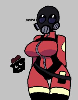 1girls 2d arcaned_roses female female_only fempyro gas_mask genderswap genderswap_(mtf) mask masked masked_female mystery_(roses_arcaned) pyro_(team_fortress_2) red_clothing roses_arcaned rule_63 solo spy_(team_fortress_2) tagme team_fortress_2