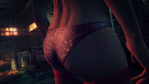 3d ass ass_focus christie_murray female hitman hitman_absolution io-interactive pink_bikini ponytail screenshot screenshot_edit stripper video_games wet wet_body wet_skin