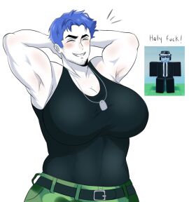 1boy big_breasts busty busty_boy male male_only