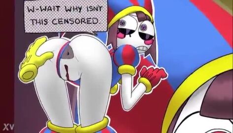 1boy 2girls anal anal_sex ass ass_grab ass_licking comic condom english_text female glitch_productions heart jax_(the_amazing_digital_circus) moaning open_mouth penetration penetration_from_behind pomni pomni_(the_amazing_digital_circus) ragatha ragatha_(the_amazing_digital_circus) tagme text traumatized vagina vaginal_penetration vaginal_sex video voice voice_acted webcomic