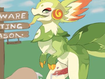 bestiality_impregnation breeding cum_in_pussy female genshin_impact knot mating_season monster monster_on_female npc pussy saurian_(genshin_impact) sign yumkasaurus_(species) zoophilia