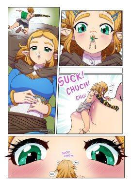 big_female big_female_small_male blowjob blowjob_focus blush comic comic_page cum_in_mouth deviantart_link digital_art digital_drawing falling fellatio giant_lips giantess giantess_fellatio green_eyes half_naked hatchika hearts_in_eyes kissing link link_(tears_of_the_kingdom) micro_on_lips micro_on_macro nintendo nintendo_switch oversized_fellatio penis princess_zelda size_difference smaller_male sucking sucking_penis text the_legend_of_zelda the_legend_of_zelda:_breath_of_the_wild the_legend_of_zelda:_tears_of_the_kingdom tiny_male