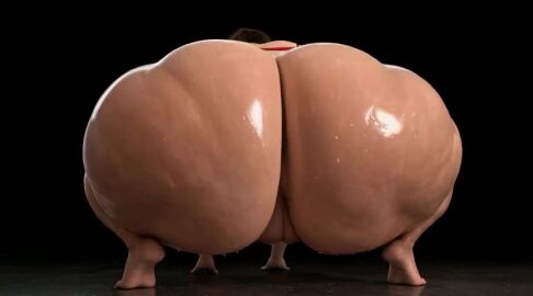 1girls 3d ai_generated animated ass back_view female female_only gigantic_ass huge_ass human nude solo solo_female tagme twerking video