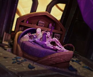 3d bed bedroom blizzard_entertainment draenei draenei_female ethereal ethereal_(warcraft) ethereal_male female kingofdracthyr male male/female male_penetrating male_penetrating_female pussy tagme vaginal_penetration vaginal_sex warcraft world_of_warcraft