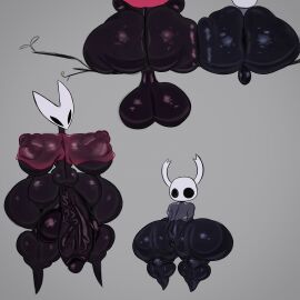 1boy 1futa elegy futanari hollow_knight hollow_knight:_silksong hornet_(hollow_knight) huge_ass hyper_penis intersex male penis protagonist_(hollow_knight) the_knight_(hollow_knight)
