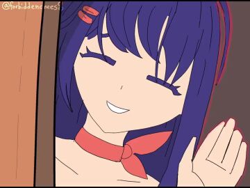 big_breasts cappie_(miside) caught_in_the_act cum_inside forbiddenchees8 mating_press miside missionary_position oral tagme vaginal_penetration video