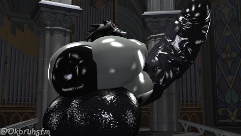 3d anthro ass big_ass big_breasts big_penis breasts bubble_ass bubble_butt donut_anus futanari huge_ass huge_cock hyper hyper_anus intersex muffyhecc_(character) ok_bruh okbruhsfm penis pokemon pokemon_(species) pokémon_(species) solo thick_thighs wide_hips zoroark