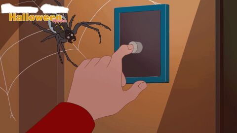 animated costume discreenvision fred_(discreenvision) halloween inusen no_visible_genitalia the_secret_of_the_house