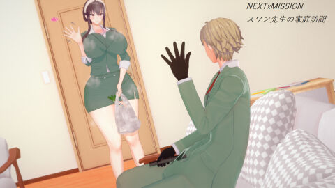 1boy 1girls 3d alternate_breast_size breasts cheating cheating_wife cuck cuckold cuckolding female human loid_forger male netorare ntr spy_x_family tagme tagme_(artist) yor_briar yor_forger