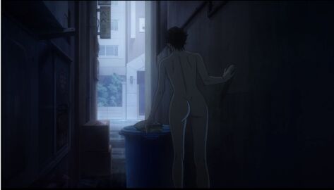 1girls alley alleyway ass back_view breasts casual city eiko_(zero) female female_focus female_only human light-skinned_female light_skin muscular muscular_female naked naked_female netflix nonsexual nonsexual_nudity nude nude_female official_art outdoor_nudity outdoors pale_skin public rain raining screencap screenshot short_hair sideboob solo solo_female solo_focus spiky_hair terminator terminator_(franchise) terminator_zero weak