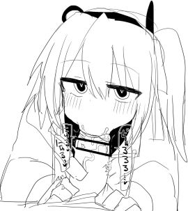 1boy 1girls a.i._voice adachi_rei bar_censor black_and_white blowjob blush censor_bar censored censored_penis eye_contact fellatio female greyscale headlamp heart heart-shaped_pupils kuufuku_(hungry4649) looking_at_viewer male male_pov monochrome one_side_up outercourse penis pov pov_eye_contact radio_antenna robot_girl speech_bubble straight sucking translation_request utau veiny_penis