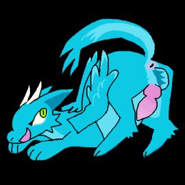 animal_genitalia animal_penis animated anus ass balls blue_body blue_fur bouncing_balls bouncing_penis canine_genitalia canine_penis dragon feral fur furred_dragon furred_scalie genitals guncht knot low_res male mythological_creature mythological_scalie mythology penis scalie shaking_ass shaking_butt smile solo transparent_background