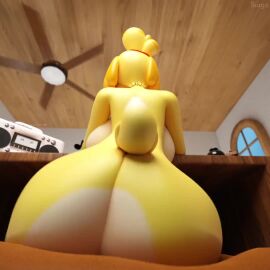 1girls 3d animal_crossing ass ass_bounce ass_focus ass_view boombox booty booty_focus bottom bottom_bitch bottom_bitch_(song) bottom_heavy bottom_heavy_female bouncing bouncing_ass bouncing_breasts bouncing_butt canine dancing dog_ears dog_girl dog_tail doja_cat_music fat fat_ass fat_butt furry furry_female furry_only furry_tail happy_female ikugo ikugo_(artist) isabelle_(animal_crossing) music music_player naked naked_female nintendo nude nude_female sound sound_edit tagme twerk twerking twerking_position twerking_to_music video