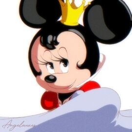 2d 2d_(artwork) 2d_animation angelauxes animated anthro crown disney furry handjob minnie_mouse mouse mouse_ears public_domain queen smile smirk smirking smirking_at_viewer stealth_masturbation under_the_covers