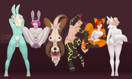 andi_(ivory-raven) anthro anus benji_(ivory-raven) canid canine chastity_cage chastity_device cyberkitten_(ivory-raven) cybernetics cyborg ear_piercing female flat_chastity_cage fox futanari group hair hi_res human intersex ivory-raven lagomorph leporid lying machine male mammal micah_(ivory-raven) multicolored_hair mustelid navel navel_piercing nipple_piercing nipples on_back on_front otter piercing ponytail presenting prosthetic prosthetic_arm prosthetic_ear prosthetic_leg prosthetic_limb rabbit reclining sefris sera_(ivory-raven) spread_anus spread_legs spreading tongue tongue_out tongue_piercing two-tone_hair