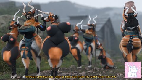 3d 9:16 antelope anthro asphyxiation ass big_breasts blindfold boat bodily_fluids bondage bound bovid breasts digital_media_(artwork) drowning erotic_asphyxiation female fully_submerged gag gagged genitals ghostoast hair hi_res imminent_death kidnapping mammal nipples nude pussy solo vehicle water watercraft