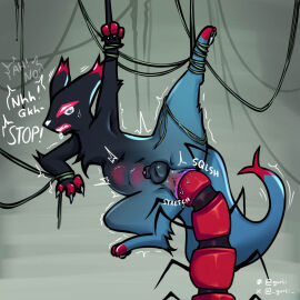 1:1 2025 3_fingers ambiguous_gender anal anal_fluids anal_sex animal_genitalia anthro anthro_penetrated anus arm_markings arm_tuft arthropod artist_name ass balls black_body black_fur bodily_fluids body_invasion centipede centipede_(rain_world) chest_tuft claws deep_penetration dialogue digital_drawing_(artwork) digital_media_(artwork) digitigrade dipstick_ears dipstick_tail duo ear_markings ear_tuft english_text exoskeleton explicitly_stated_nonconsent feral fingers flaccid forced_anal fur gay genitals gurli hand_markings hi_res insectophilia inv_(rain_world) leg_markings leg_tuft living_insertion male male/ambiguous male_penetrated male_raped markings multicolored_body multicolored_ears myriapod onomatopoeia open_mouth partially_inside pawpads paws penetration penis penis_tip perineum pivoted_ears rain_world red_body red_centipede_(rain_world) red_exoskeleton restrained restrained_arms restrained_legs saliva sheath slugcat sound_effects spread_legs spreading stomach_bulge stretched_anus struggling tail tail_markings tail_tuft tears text tremble_spikes tuft two-tone_body videocult