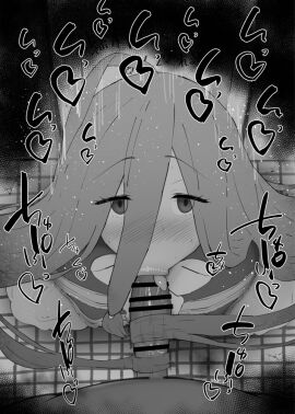 1boy 1girls :>= big_penis black_and_white blowjob blush cape censored dark-skinned_male dark_skin detailed_background dress drooling eyelashes fellatio female hairjob heart human indoor indoors kurotama long_hair looking_at_viewer male male_pov oral oral_sex penis pov prehensile_hair saliva sense_(sousou_no_frieren) shiny shiny_skin sketch sound_effects sousou_no_frieren squatting stockings text tongue tongue_out vein veins veiny veiny_penis very_long_hair