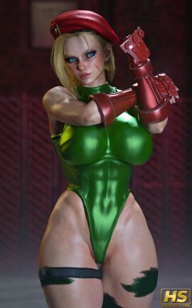 1girls 3d ass big_ass big_breasts blonde_hair blue_eyes boots breasts cammy_white capcom female hagiwara_studio solo street_fighter street_fighter_6 tagme thick_thighs tight_clothing tight_fit