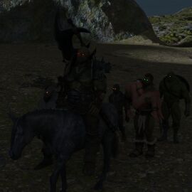 1human 3d 3d_(artwork) 3d_model 5orcs abducted captured clothed_male_nude_male exhausted_male forced_submission glowing_eyes human_slave lifted_by_another male multiple_boys multiple_males nude_human oc original original_characters outdoors passed_out prisoner prisoner_of_war slave_collar traveling wereorc_(artist)